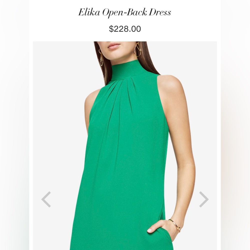 BCBG MaxAzria Elika Open Back Dress XXS